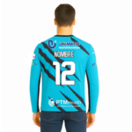 Camiseta Portero Hombre Ovalle BM 2025 Celeste Espalda