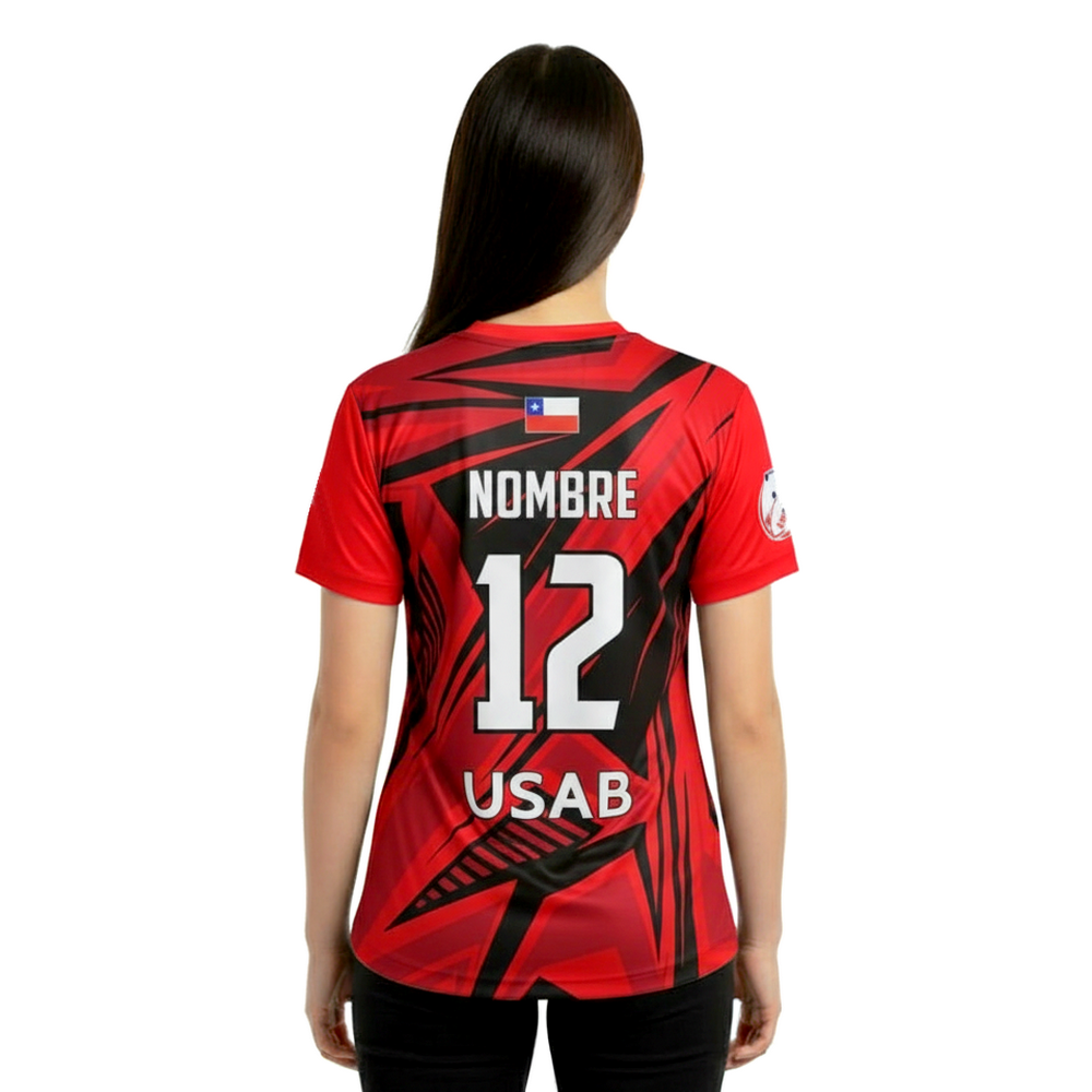Camiseta Juego Mujer USAB Espalda